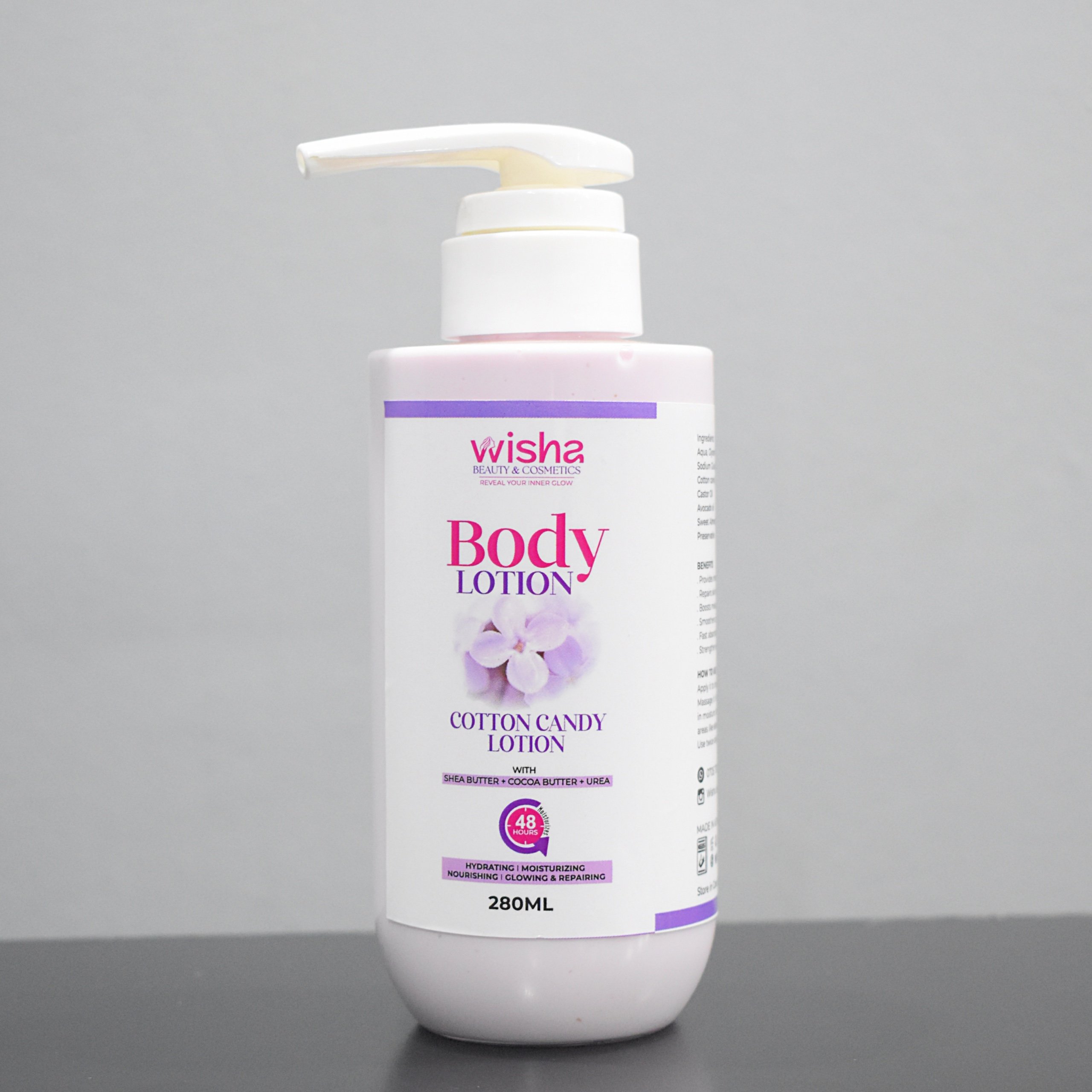 Cotton candy body lotion with urea 280ml